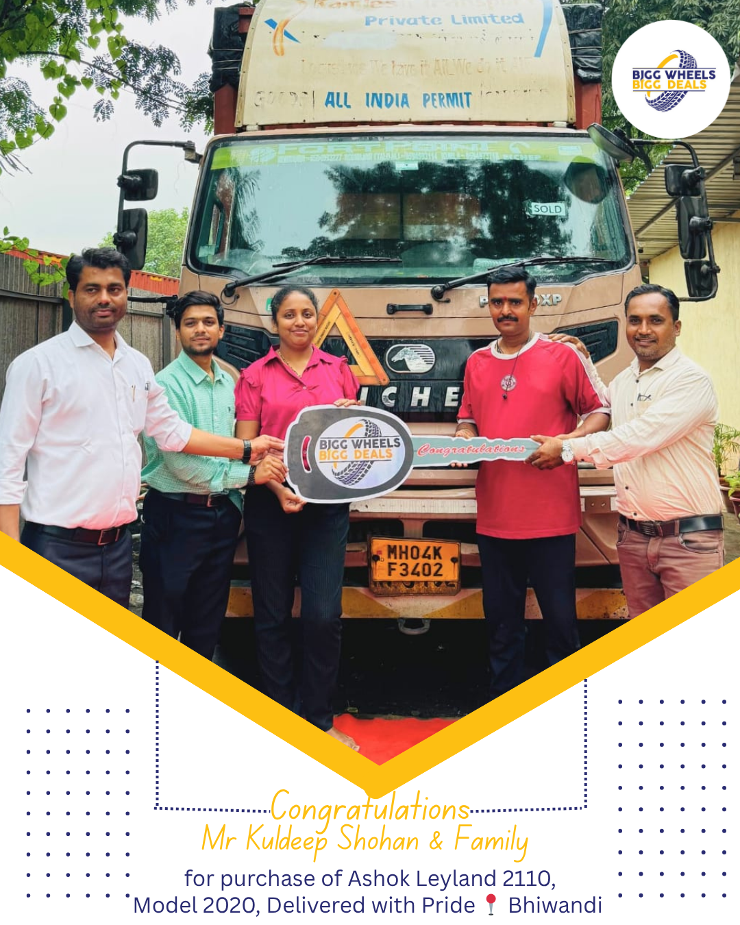 Delivery Ashok Leyland 2110